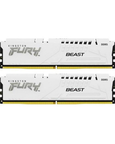 Память для настольных компьютеров Kingston FURY 32 GB (2x16GB) DDR5 6400 MHz Beast White (KF564C32BWK2-32)