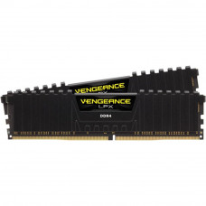 Пам'ять для настільних комп'ютерів Corsair 64 GB (2x32GB) DDR4 3600 MHz Vengeance LPX Black (CMK64GX4M2D3600C18)