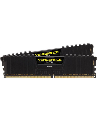 Пам'ять для настільних комп'ютерів Corsair 64 GB (2x32GB) DDR4 3600 MHz Vengeance LPX Black (CMK64GX4M2D3600C18)