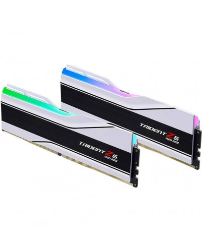 Пам'ять для настільних комп'ютерів G.Skill 32 GB (2x16GB) DDR5 6400 MHz Trident Z5 Neo RGB Matte White (F5-6400J3239G16GX2-TZ5NRW)