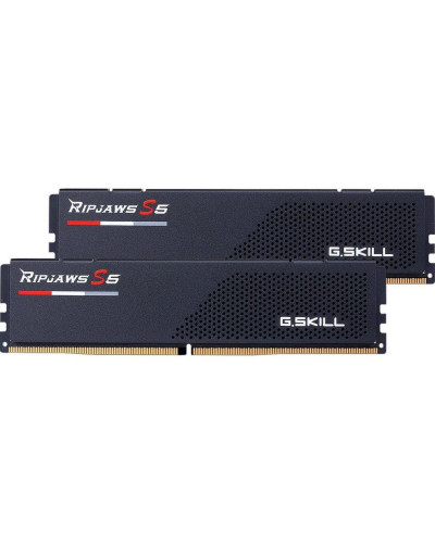Пам'ять для настільних комп'ютерів G.Skill 64 GB (2x32GB) DDR5 6800 MHz Ripjaws S5 Matte Black (F5-6800J3445G32GX2-RS5K)