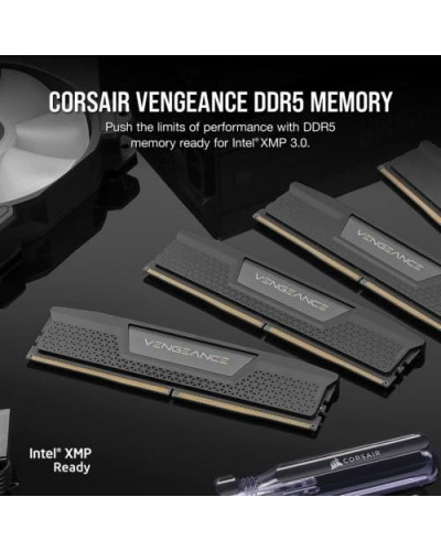 Пам'ять для настільних комп'ютерів Corsair 32 GB (2x16GB) DDR5 6400 MHz Vengeance (CMK32GX5M2B6400C32)