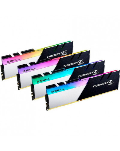 Пам'ять для настільних комп'ютерів G.Skill 128 GB (4x32GB) DDR4 3600 MHz Trident Z Neo RGB (F4-3600C18Q-128GTZN)