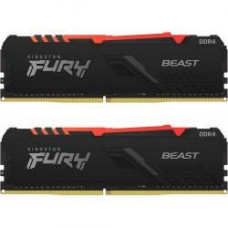 Память для настольных компьютеров Kingston FURY 16 GB (2x8GB) DDR4 3733 MHz Beast RGB (KF437C19BBAK2/16)