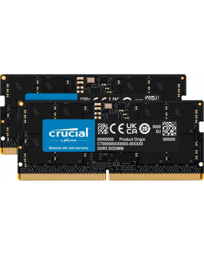 Пам'ять для ноутбуків Crucial 32 GB (2x16GB) SO-DIMM DDR5 5600 MHz (CT2K16G56C46S5)