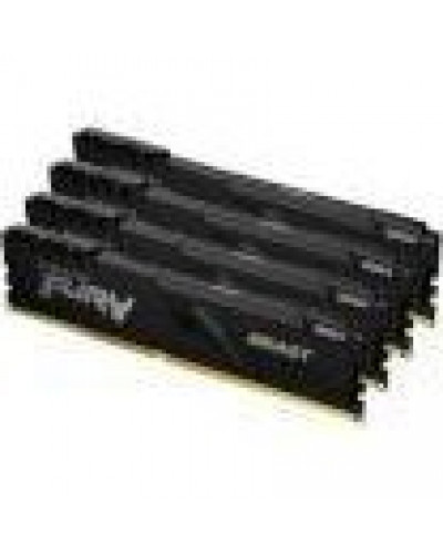 Пам'ять для настільних комп'ютерів Kingston FURY 32 GB (4x8GB) DDR4 2666 MHz Beast Black (KF426C16BBK4/32)