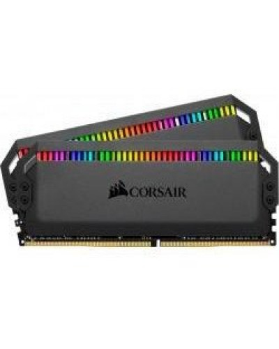 Пам'ять для настільних комп'ютерів Corsair 32 GB (2x16GB) DDR4 3600 MHz Dominator Platinum RGB (CMT32GX4M2D3600C18)