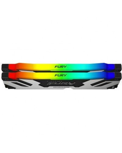 Память для настольных компьютеров Kingston FURY 32 GB (2x16GB) DDR5 6400 MHz Renegade Silver RGB (KF564C32RSAK2-32)