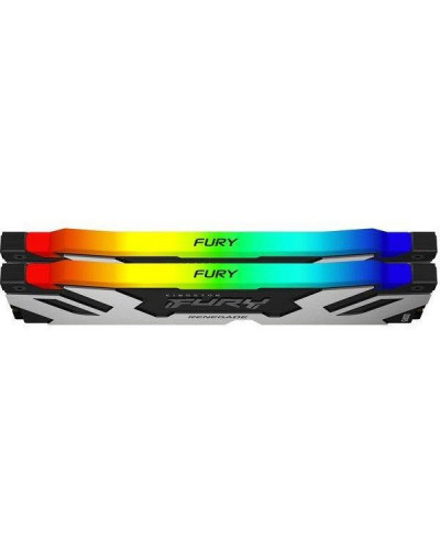 Память для настольных компьютеров Kingston FURY 32 GB (2x16GB) DDR5 6400 MHz Renegade Silver RGB (KF564C32RSAK2-32)