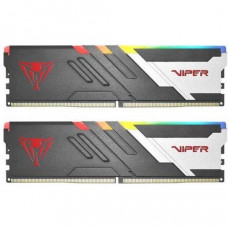 Память для настольных компьютеров PATRIOT 32 GB (2x16GB) DDR5 6400 MHz Viper Venom RGB (PVVR532G640C32K)