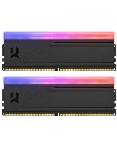 Память для настольных компьютеров GOODRAM 64 GB (2x32GB) DDR5 5600 MHz IRDM RGB Black (IRG-56D5L30/64GDC)