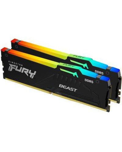 Пам'ять для настільних комп'ютерів Kingston FURY 32 GB DDR5 5200 MHz Beast RGB (KF552C40BBA-32)