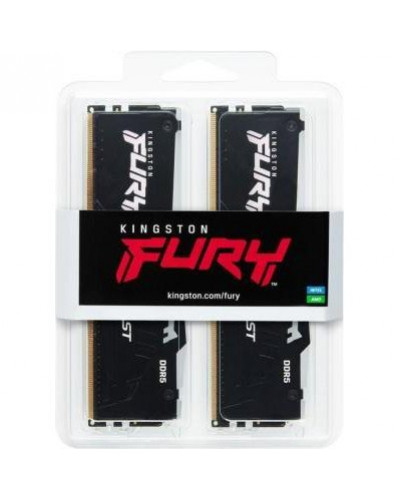 Пам'ять для настільних комп'ютерів Kingston FURY 32 GB DDR5 5200 MHz Beast RGB (KF552C40BBA-32)