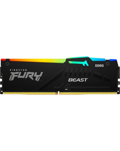 Память для настольных компьютеров Kingston FURY 128GB (4x32GB) DDR5 5600MHz Beast RGB (KF556C40BBAK4-128)