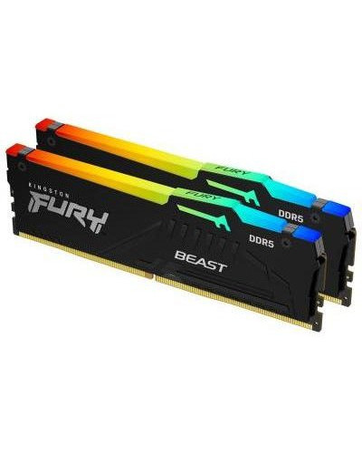 Память для настольных компьютеров Kingston FURY 32GB (2x16GB) DDR5 6000MHz Beast RGB (KF560C40BBAK2-32)