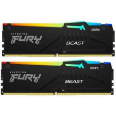 Память для настольных компьютеров Kingston FURY 32GB (2x16GB) DDR5 6000MHz Beast RGB (KF560C40BBAK2-32)