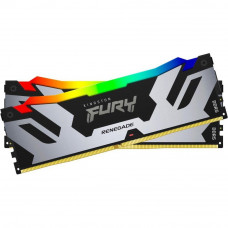 Память для настольных компьютеров Kingston FURY 32 GB (2x16GB) DDR5 6800 MHz Renegade Silver/White RGB (KF568C36RWAK2-32)