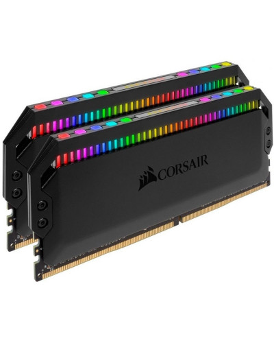 Пам'ять для настільних комп'ютерів Corsair 64 GB (2x32GB) DDR4 Dominator Platinum RGB (CMT64GX4M2C3200C16)