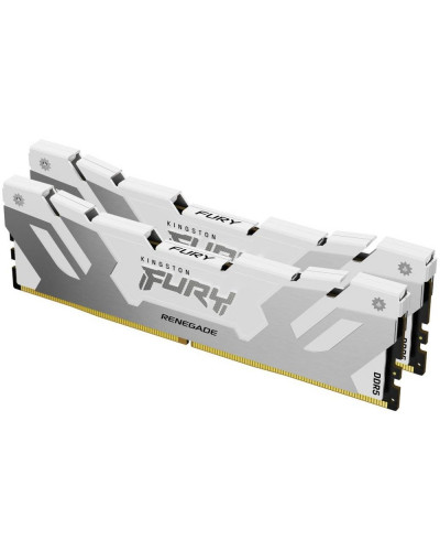 Пам'ять для настільних комп'ютерів Kingston FURY 32 GB (2x16GB) DDR5 8000 MHz Renegade White/Silver (KF580C38RWK2-32)