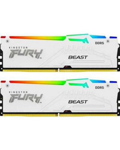 Пам'ять для настільних комп'ютерів Kingston FURY 64 GB (2x32GB) DDR5 6000 MHz Beast RGB (KF560C40BWAK2-64)