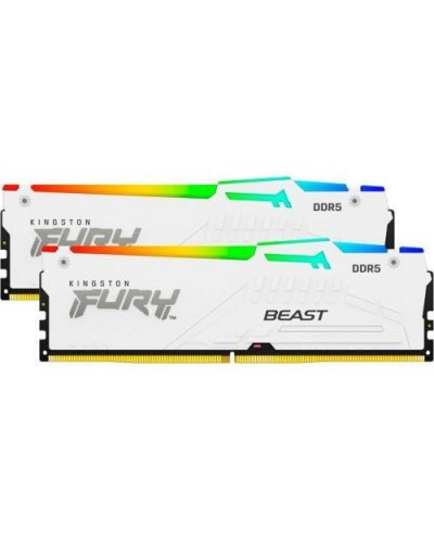 Пам'ять для настільних комп'ютерів Kingston FURY 64 GB (2x32GB) DDR5 6000 MHz Beast RGB (KF560C40BWAK2-64)