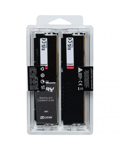 Пам'ять для настільних комп'ютерів Kingston FURY 32 GB (2x16GB) DDR5 6000 MHz Beast Black (KF560C36BBE2K2-32)