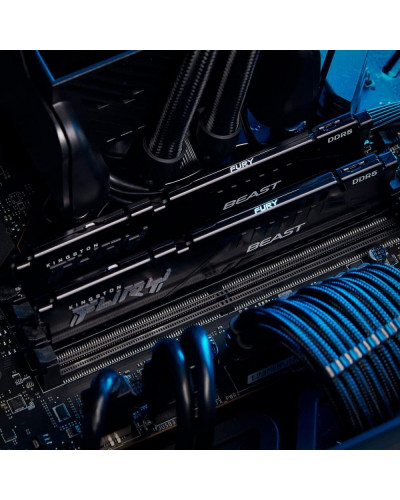 Пам'ять для настільних комп'ютерів Kingston FURY 32 GB (2x16GB) DDR5 6000 MHz Beast Black (KF560C36BBE2K2-32)