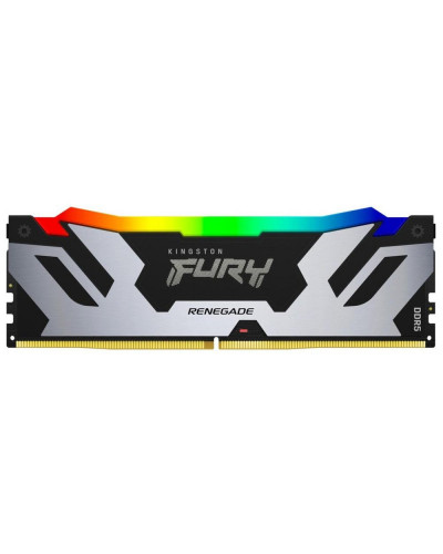 Пам'ять для настільних комп'ютерів Kingston FURY 32 GB (2x16GB) DDR5 8000 MHz Renegade Silver/Black RGB (KF580C38RSAK2-32)