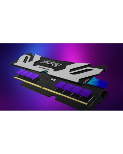 Пам'ять для настільних комп'ютерів Kingston FURY 32 GB (2x16GB) DDR5 8000 MHz Renegade Silver/Black RGB (KF580C38RSAK2-32)