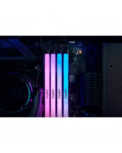 Пам'ять для настільних комп'ютерів Kingston FURY 32 GB (2x16GB) DDR5 8000 MHz Renegade Silver/Black RGB (KF580C38RSAK2-32)