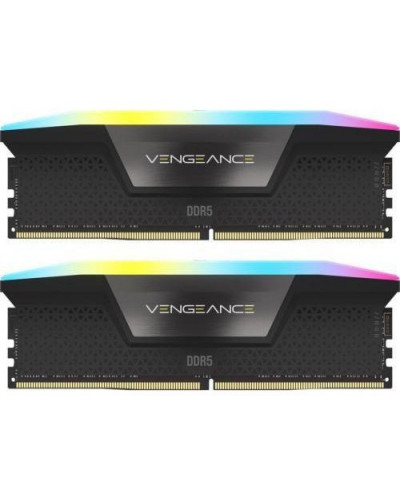 Пам'ять для настільних комп'ютерів Corsair 48 GB (2x24GB) DDR5 5200 MHz Vengeance RGB (CMH48GX5M2B5200C38)