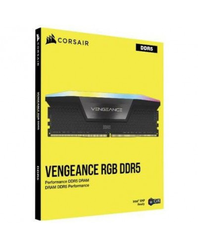 Пам'ять для настільних комп'ютерів Corsair 48 GB (2x24GB) DDR5 5200 MHz Vengeance RGB (CMH48GX5M2B5200C38)