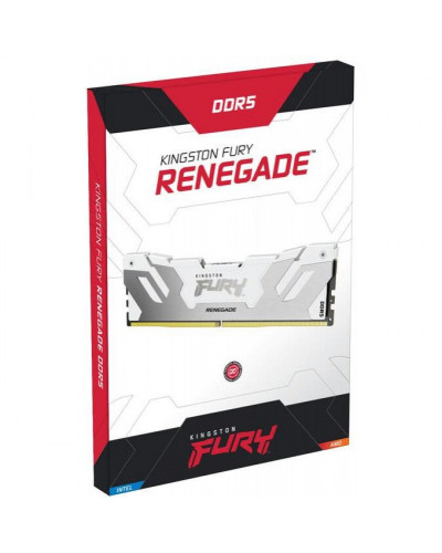 Память для настольных компьютеров Kingston FURY 32 GB (2x16GB) DDR5 6400 MHz Renegade Silver/White (KF564C32RWK2-32)