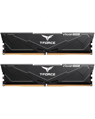 Пам'ять для настільних комп'ютерів TEAM 32 GB (2x16GB) DDR5 6400 MHz T-Force Vulcan Black (FLBD532G6400HC40BDC01)