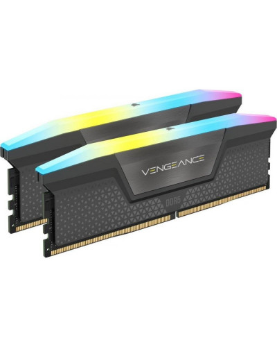 Память для настольных компьютеров Corsair 32GB (2x16GB) DDR5 5600MHz Vengeance RGB AMD EXPO (CMH32GX5M2B5600Z36K)