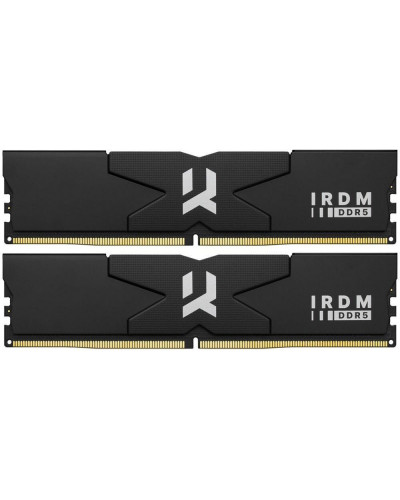 Память для настольных компьютеров GOODRAM 64 GB (2x32GB) DDR5 6800 MHz IRDM Black (IR-6800D564L34/64GDC)