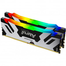 Память для настольных компьютеров Kingston FURY 32 GB (2x16GB) DDR5 6800 MHz Renegade Silver/Black RGB (KF568C36RSAK2-32)