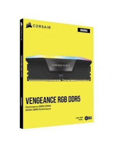 Пам'ять для настільних комп'ютерів Corsair 32 GB (2x16GB) DDR5 6000 MHz Vengeance RGB AMD EXPO (CMH32GX5M2E6000Z36)