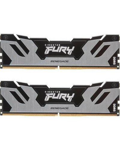 Память для настольных компьютеров Kingston FURY 96 GB (2x48GB) DDR5 6400 MHz Renegade Silver (KF564C32RSK2-96)