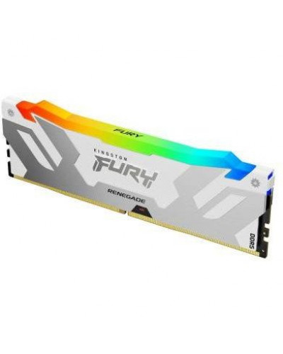 Пам'ять для настільних комп'ютерів Kingston FURY 32 GB DDR5 6000 MHz Renegade RGB White/Silver (KF560C32RWA-32)