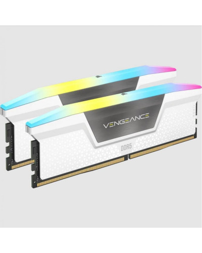 Память для настольных компьютеров Corsair 32 GB (2x16GB) DDR5 6000 MHz Vengeance RGB White (CMH32GX5M2D6000C36W)