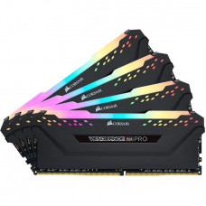 Пам'ять для настільних комп'ютерів Corsair 64 GB (4x16GB) DDR4 3200 MHz Vengeance PRO (CMW64GX4M4E3200C16)