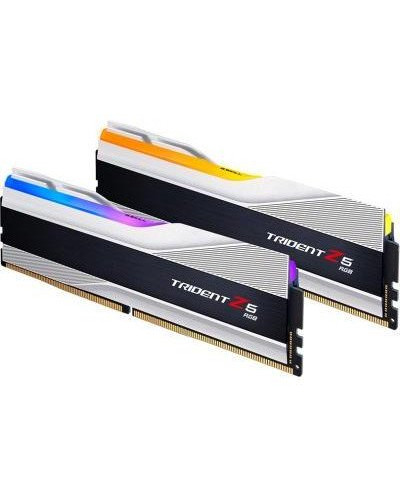 Пам'ять для настільних комп'ютерів G.Skill 32 GB (2x16GB) DDR5 6400 MHz Trident Z5 RGB Silver (F5-6400J3239G16GX2-TZ5RS)