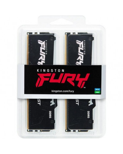 Пам'ять для настільних комп'ютерів Kingston FURY 64 GB (2x32GB) DDR5 6000 MHz Beast RGB (KF560C30BBAK2-64)