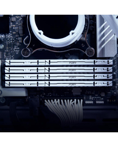 Пам'ять для настільних комп'ютерів Kingston FURY 32 GB DDR5 6000 MHz Beast White (KF560C30BW-32)
