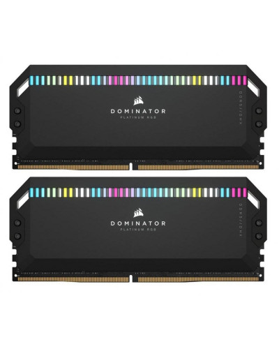 Пам'ять для настільних комп'ютерів Corsair 32 GB (2x16GB) DDR5 5200 MHz Dominator Platinum RGB (CMT32GX5M2B5200C40)