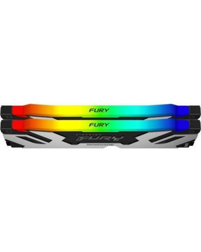 Память для настольных компьютеров Kingston FURY 32 GB (2x16GB) DDR5 7200 MHz Renegade Silver/Black RGB (KF572C38RSAK2-32)