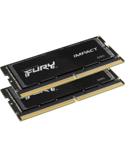 Память для ноутбуков Kingston FURY 32GB (2x16GB) DDR5 6400MHz Impact Black (KF564S38IBK2-32)