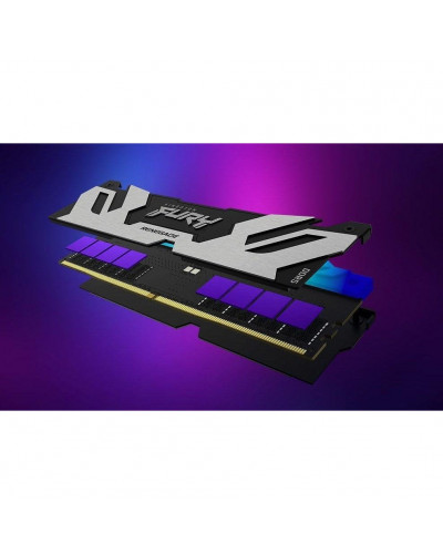 Пам'ять для настільних комп'ютерів Kingston FURY 24 GB DDR5 7200 MHz Renegade Silver (KF572C38RS-24)