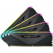 Пам'ять для настільних комп'ютерів Corsair 32 GB (4x8GB) DDR4 3600 MHz Vengeance RGB RT (CMN32GX4M4Z3600C18)